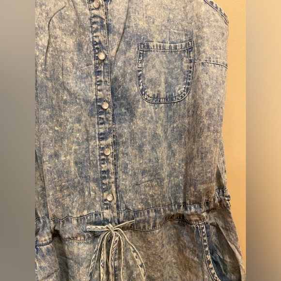 Classic snow denim jumpsuit - Picture 6 of 15